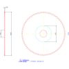 Re-Bo Fém-körfűrésztárcsa durva 200X2,5 mm