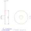 Re-Bo Fém-körfűrésztárcsa durva 63X2,5 mm