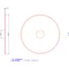 Re-Bo Fém körfűrésztárcsa durva HZ 160X1,6 mm