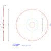 Re-Bo Fém körfűrésztárcsa durva HZ 200X2,5 mm