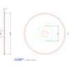 Fém körfűrésztárcsa durva HZ 200X3 mm