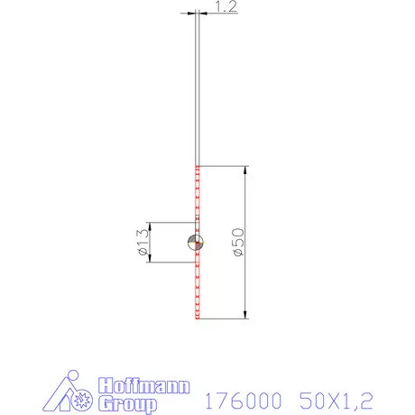 Re-Bo Fém körfűrésztárcsa durva HZ 50X1,2 mm