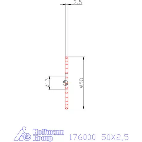 Re-Bo Fém körfűrésztárcsa durva HZ 50X2,5 mm