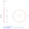 Re-Bo Fém körfűrésztárcsa durva HZ 63X1,2 mm