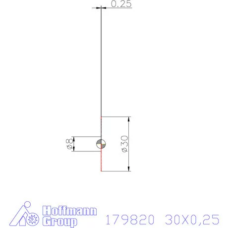 Re-Bo VHM körfűrésztárcsa DIN 1838 B durva 30X0,25 mm
