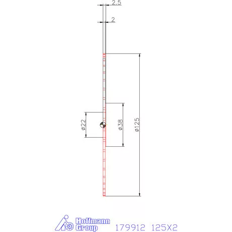 Garant Körfűrész lap 125X2 mm
