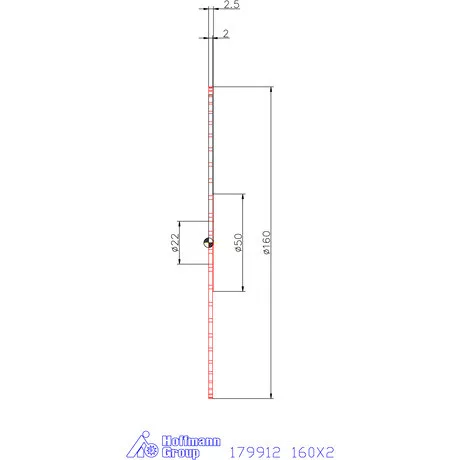 Garant Körfűrész lap 160X2 mm