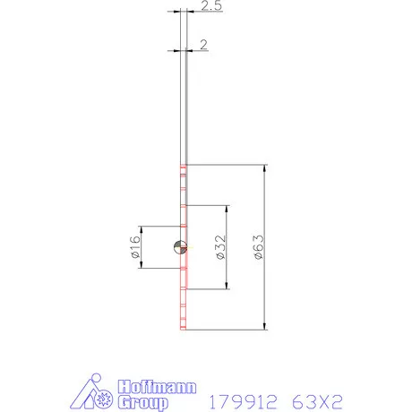 Garant Körfűrész lap 63X2 mm
