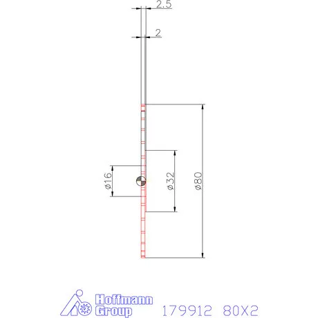 Garant Körfűrész lap 80X2 mm