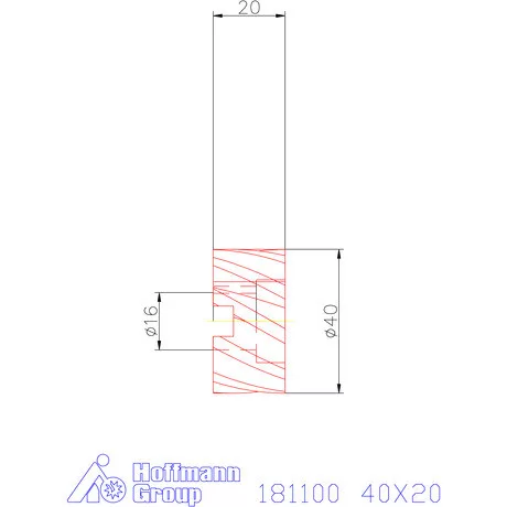 Garant Homlok-palástmaró H 40X20 mm