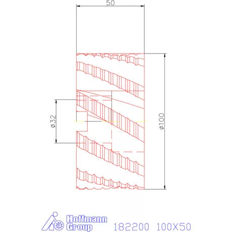 Garant Nagyoló homlok-palástmaró NR 100X50 mm