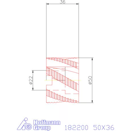 Garant Nagyoló homlok-palástmaró NR 50X36 mm