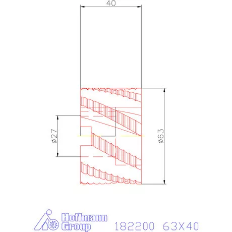 Garant Nagyoló homlok-palástmaró NR 63X40 mm