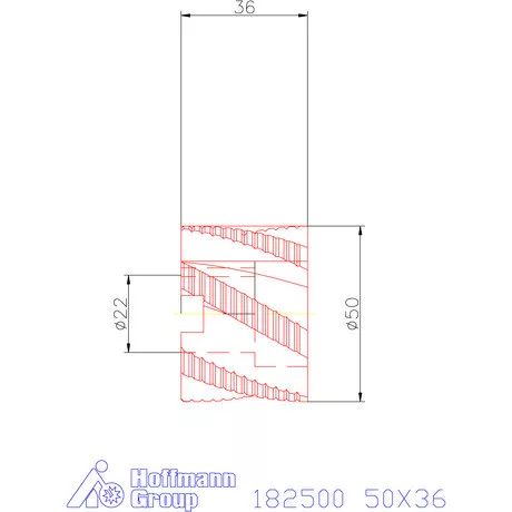 Garant Nagyoló-simító homlok-palástmaró NF 50X36 mm