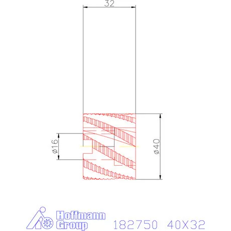 Garant Nagyoló homlok-palástmaró HR 40X32 mm