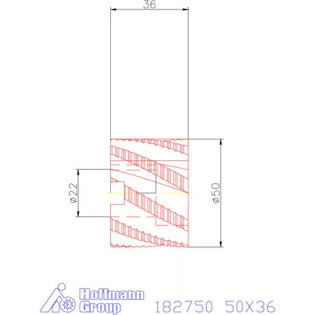 Garant Nagyoló homlok-palástmaró HR 50X36 mm