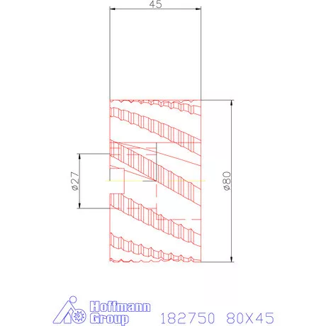 Garant Nagyoló homlok-palástmaró HR 80X45 mm
