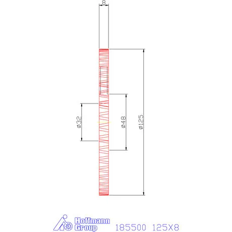 Garant Keskeny tárcsamaró 125X8 mm