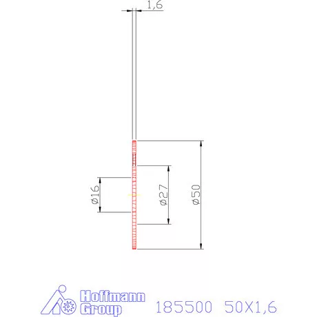 Garant Keskeny tárcsamaró 50X1,6 mm