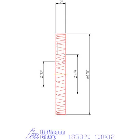 Garant Tárcsamaró 100X12 mm