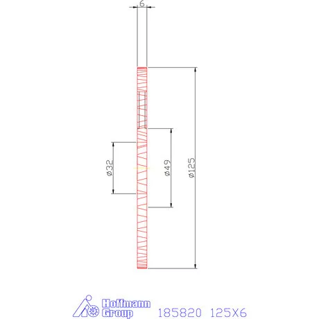Garant Tárcsamaró 125X6 mm