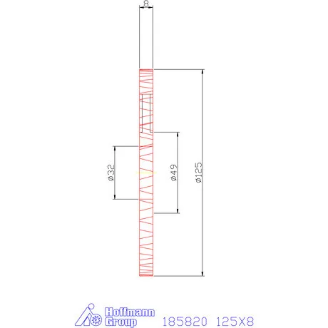 Garant Tárcsamaró 125X8 mm