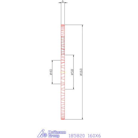 Garant Tárcsamaró 160X6 mm