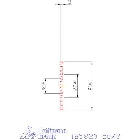 Garant Tárcsamaró 50X3 mm