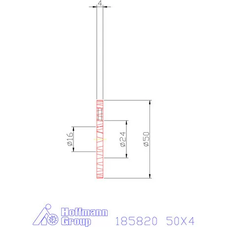 Garant Tárcsamaró 50X4 mm