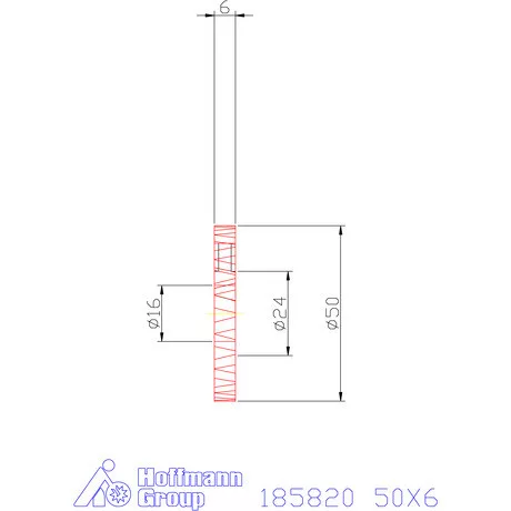 Garant Tárcsamaró 50X6 mm