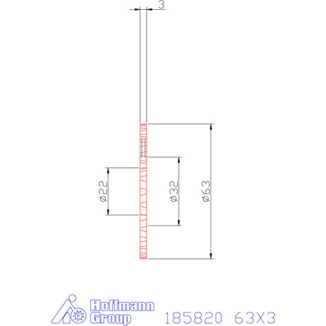 Garant Tárcsamaró 63X3 mm