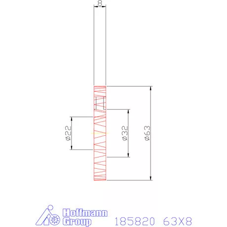 Garant Tárcsamaró 63X8 mm