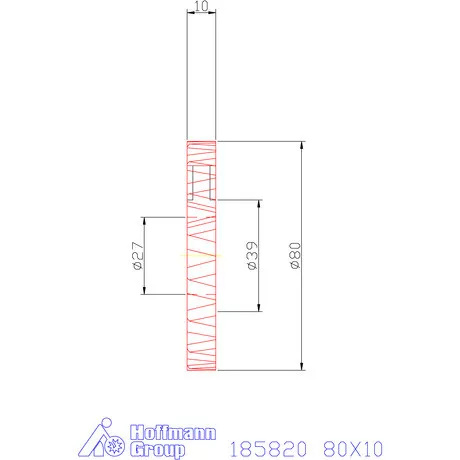 Garant Tárcsamaró 80X10 mm