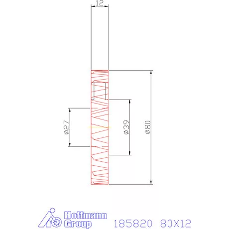 Garant Tárcsamaró 80X12 mm