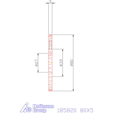 Garant Tárcsamaró 80X5 mm