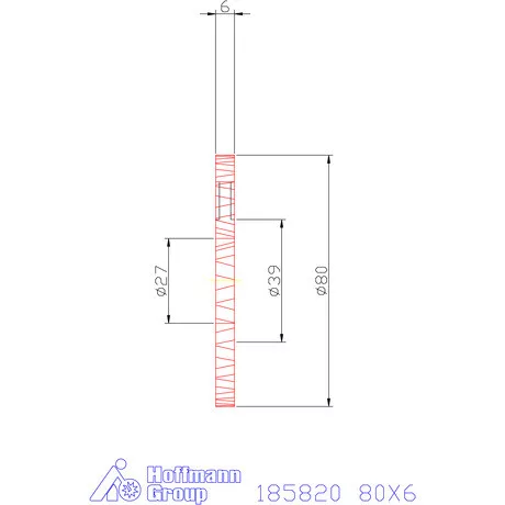 Garant Tárcsamaró 80X6 mm