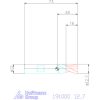 Garant Hosszlyukmaró HSS-Co8 12,7 mm