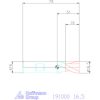 Garant Hosszlyukmaró HSS-Co8 16,5 mm