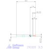 Garant Hosszlyukmaró HSS-Co8 3,5 mm