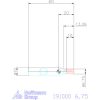 Garant Hosszlyukmaró HSS-Co8 6,75 mm