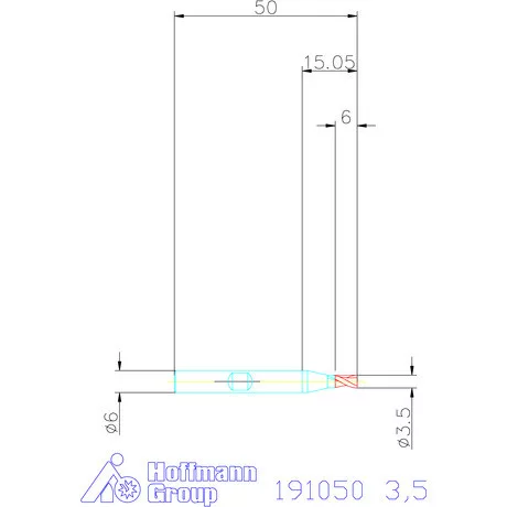 Garant Hosszlyukmaró HSS-PM 3,5 mm
