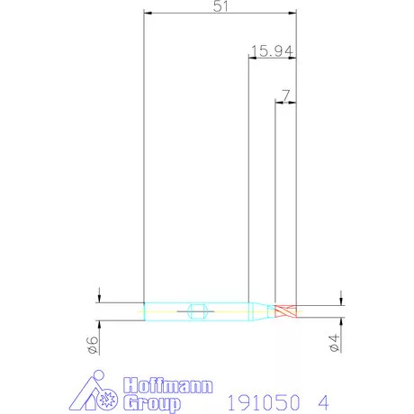 Garant Hosszlyukmaró HSS-PM 4 mm