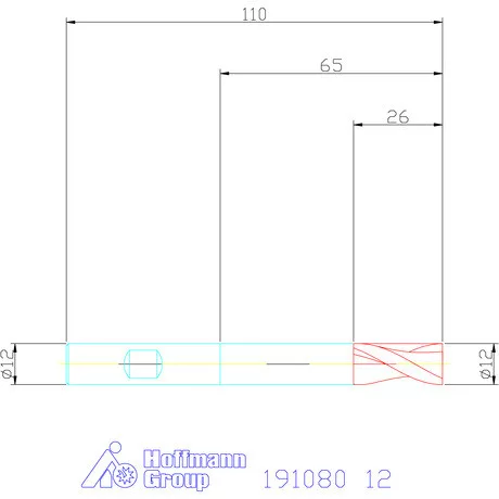 Garant Hosszlyukmaró 12 mm