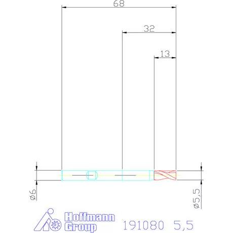 Garant Hosszlyukmaró 5,5 mm