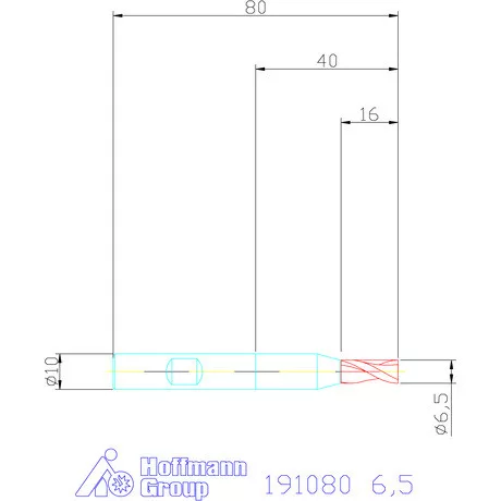 Garant Hosszlyukmaró 6,5 mm