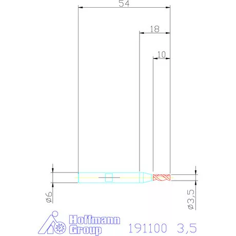 Garant Hosszlyukmaró 3,5 mm