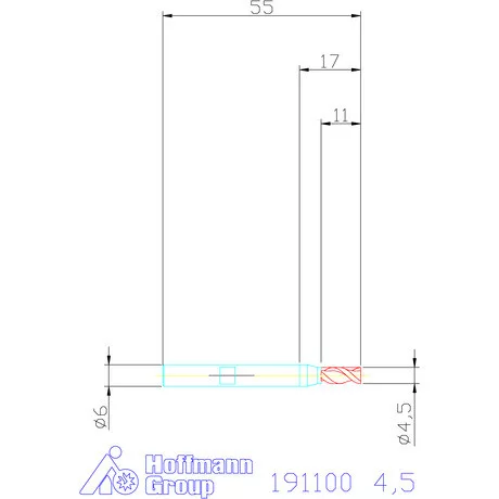 Garant Hosszlyukmaró 4,5 mm