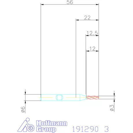 Garant Ujjmaró HSS-PM 3 mm