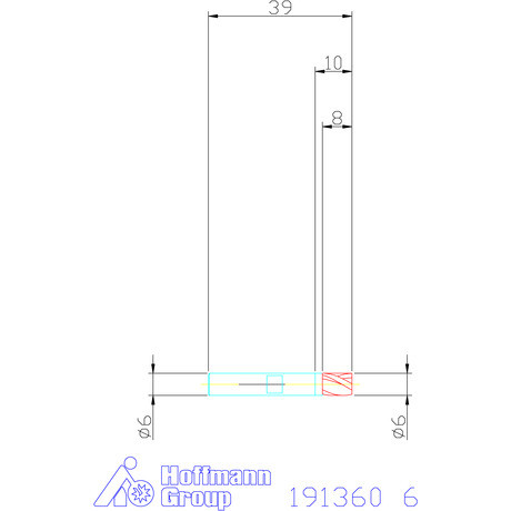 Holex Mini maró HSS-Co8 6 mm