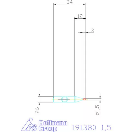 Holex Mini maró HSS-PM 1,5 mm